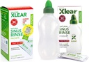 Xlear Natural Xylitol Sinus Rinse Refill, Neti Pot Saline Packets - Nese Cleaner for raskt trykk og kongesjon Relief, fungerer med de fleste nasal irrigasjonssystemer, 50 teller og 1 rensflaske