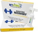 Øvelse Recovery Supplement - ren ESS60 i økologisk Extra Jomfru Olive Olje for Pre/Post Workout Recovery-pakke med 30 rør - 5 ML Hver