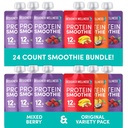 Designer Wellness Protein Smoothies Variety Pack og blandede Berry Bundle
