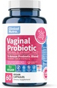 Kliniske Nutra Vaginal probiotika for kvinner pH-balanse, Vaginal Odor Control med prebiotika og Lactobacillus blanding - Kvinners Helse Supplement Sunn Vaginal Flora støtte 60 kapsler