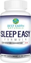 Beste Jord Naturals Sover Easy Supplement med L-Theanine, GABA, 5-HTP og mer 30 greve