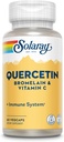 SOLARAY Quercetin, Bromelain og vitamin C, 60 VegCaps