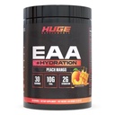 Stor EAA Supplement, Høyeste dosert essensielt aminosyre pulver, 12.8g EAA & 8g BCAA Per servering, muskelvekst, gjenoppretting og ytelse (Peach Mango)