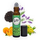 Wild Essentials Motion Ease Essential Oil Roll On, 10ml bevegelsessyke, tristhet, Upset Mage, Vertigo, Dizzy, Seasick, Carsick, laget med organisk Jojoba olje, klar til å bruke, Moisturizer, Alt naturlig