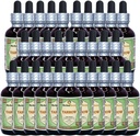 Yarrow (Achillea Millefolium) Glyceritt, organisk tørket blomster alkoholfri flytende ekstrakt (merkenavn: HerbalTerra, stolt laget i USA) 30x2 fl.oz (30x60 ml)