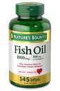 Naturens Bounty Fish Oil Omega-3 1000 mg Softgels 145 ea