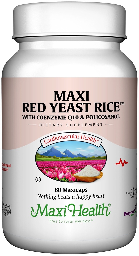 Maxi Helse, Maxi Red Yeast Rice Complex (600 Mg), 60 kapsler