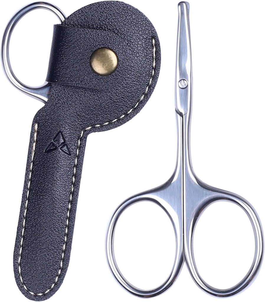 3.75" Nese Hår Scissors, Rund Tips Små ansiktsmustache Scissors for menns trimming