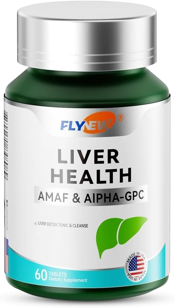 Lever helse, detox og reparasjon, Liver støtte laget i USA, NADH & Alpha-GPC, PQQ, L-Theanine, GMP, 60 tabletter