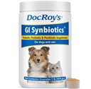Doc Roys GI-synbiotika Probiotiske og prebiotiske granulat for hund og katter – Digestive og immune Helse Supplement med levende kulturer, BgMOS & Beta Glucans – Kylling Flavor – 454g Granules