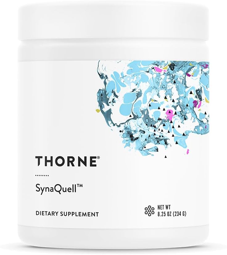 THORNE - SynaQuell - Brain Support med BHB, BCAA, CoQ10, DHA & Nicotinamid Riboside - Støtter sunn hjernestruktur og kognitiv funksjon* - NSF-sertifisert for sport - 8.25 Oz - 30 Services