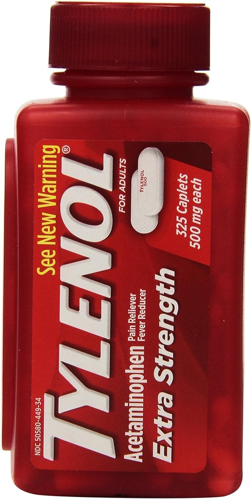 Tylenol Extra styrke Acetaminophen 500 Mg 325 kapell