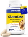 Enzymedica GlutenEase, Advanced Digestive Enzymer for kvinner og menn, Fast-Active Formula for Bleating Relief & Digestive Helse, Hjelper Break Down Gluten & Casein, 120 Kapsler FFP