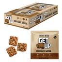 GetUp – Koffeinerte Granola Bites - sjokolade mocha (10-pakke) – 100mg koffeinenergibiter – lav kalori, glutenfri, 0 frøoljer – Pre-workout Portable Snack – kaffesubstituert - lav sukker energi