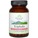 ORGANIC INDIA Triphala Kapsler Organic - Herbal Supplement med Amla, Bibhitaki, Haritaki, Digestion & Colon Støtte, Immunsystem Support, Adaptogen, Vegan, USDA Certified Organic - 90 Kapsler