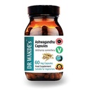 DR WAKDE'S Ashwagandha Capsules (Indisk Ginseng, Withania somnifera, 60 Veg Caps, Plantebasert Supplement, Ayurvedic Herb, Alle naturlige, Vegan)