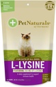 Pet Naturals of Vermont L-Lysine 60 Fun-Shapede Chews for katter - 3 pakke