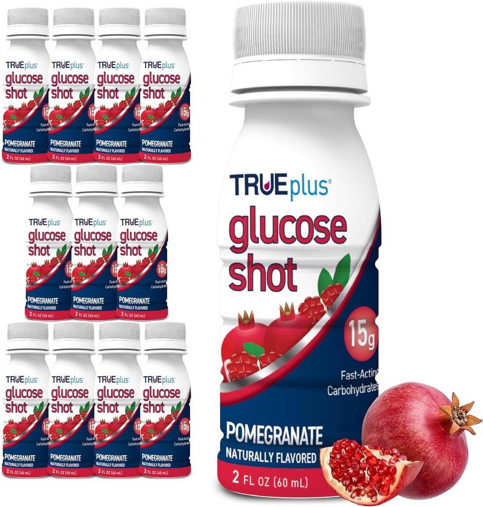 Trueplus glucose Shots 12 flasker - Pomegranate