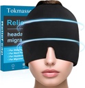 Migraine Relief Cap, ishodepakke Gel, kald og varmeterapi, Sinus øyepatch hodepine, Swollen øyne, Relief av strekk og trykk