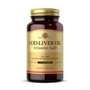 Solgar Cod Liver Oil - 250 Softgels - gir vitaminer A & D - Ikke-GMO, Glutenfri - 250 Services
