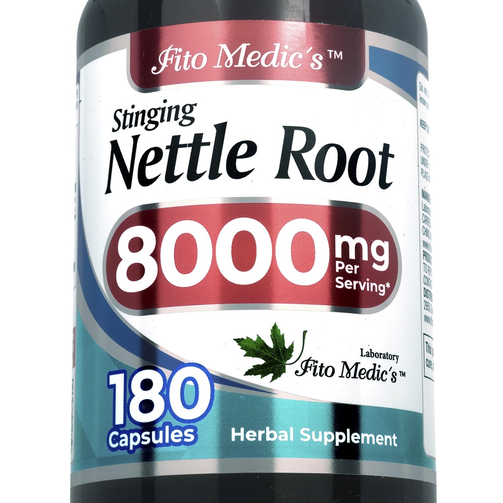 FiTO MEDIC'S Lab - Stinging Nettle Root, 180 Kapsler - stinging Nettle -Pure Extract, Ortiga.