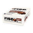 Rise Whey Protein Barer - Sjokolade Almond | Frokost Bar & Protein Snack 15g Protein 5g Fiber Bare 4 Hele maten ingredienser Glutenfri soya Gratis