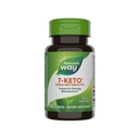 Naturens måte 7-KETO, DHEA Metabolitt, Metabolisme Støtte Supplement*, 25 mg Styrke per servering, 60 kapsler