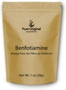 PURE ORIGINALE INGREDIENTS Benfotiamin (1 oz) alltid ren, ingen fyllstoffer eller tilsetningsmidler
