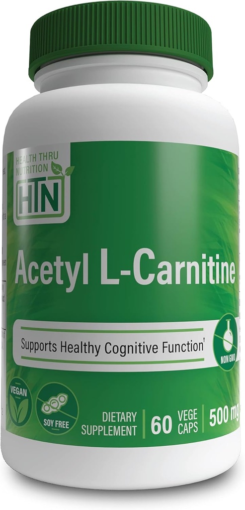 Acetyl L-karnitin (500 mg, 60 kapsler)