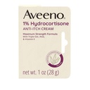 Aveeno Maksimum styrke 1% Hydrokortison Anti-Itch krem, Aloe & Vitamin E For Itch Relief Fra Eczema, Psoriasis, Insekt Bites, Poison Ivy, Oak & Sumac & Detergents, 1 oz