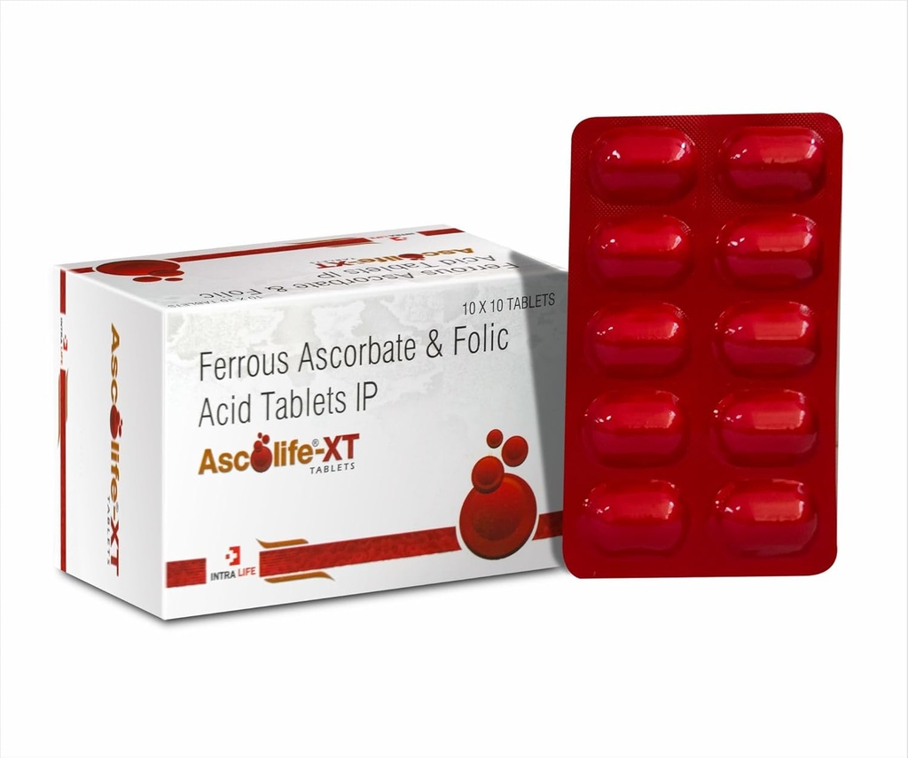 AFTER G XT | Ferrous Askorbate 100mg + Folic Acid 1,5mg | Nyttig for anemi, Menorrhagia, Graviditet & Lactation, Gener alized Weakness.