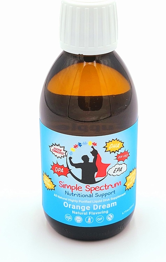 Enkel Spectrum, All naturlig fiskeolje, Omega 3 DHA Supplement
