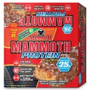 MAMMOTH Protein Bar, Sjokolade Peanut Smør Crunch, 25g Protein, Lav Sukker, Lavkarbohydrat, Glutenfri, 12 x 65g (12 greve) (Chokolate Peanut Smør Crunch) (12 greve, Sjokolade Caramel Crunch)