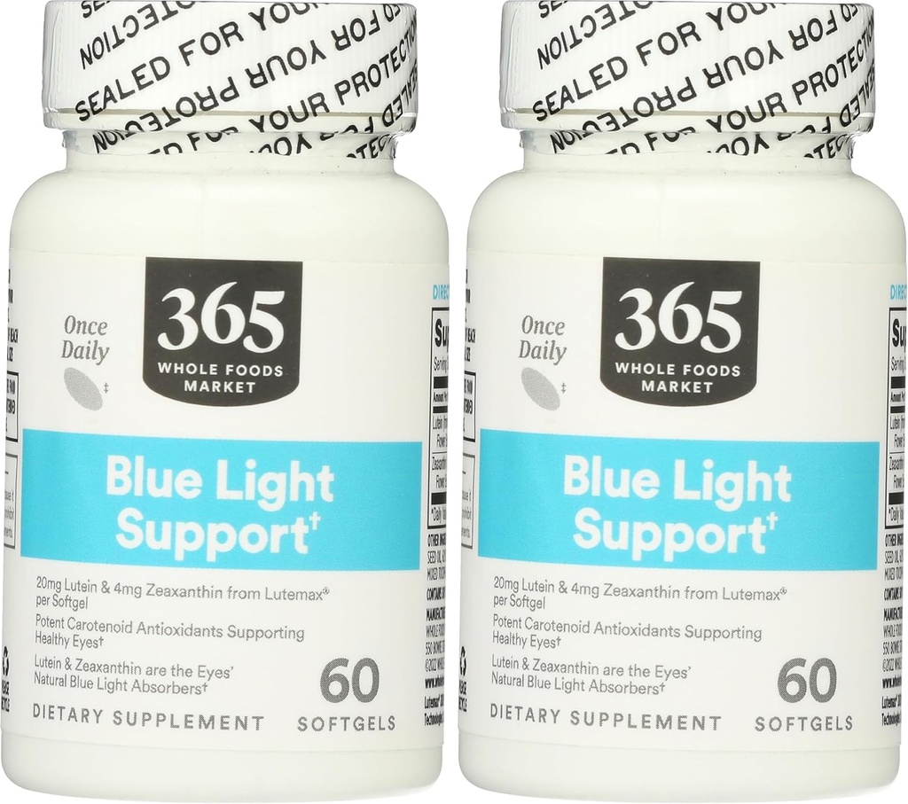 Hele matmarkedet, Lutein 20 mg Zeaxanthin, 60 greve (pakke med 2)