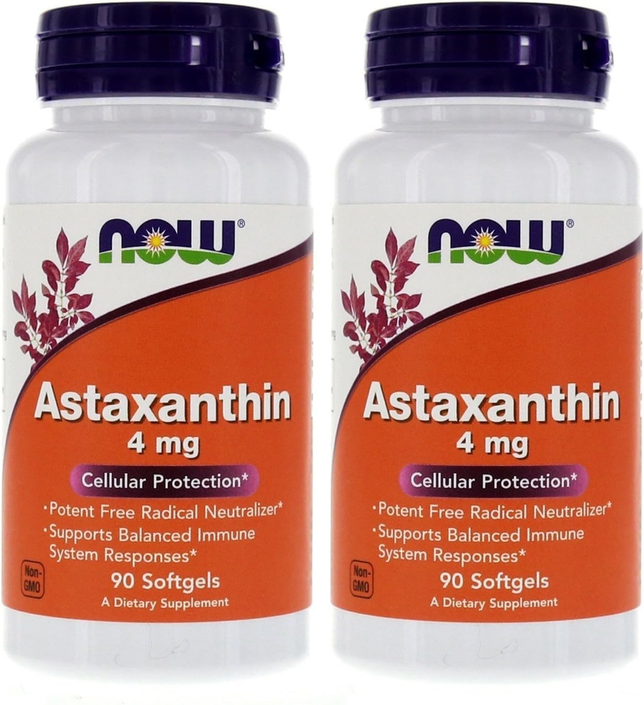 Astaxanthin 4mg 90 Softgels (Cellular Protection) (pakke med 2)