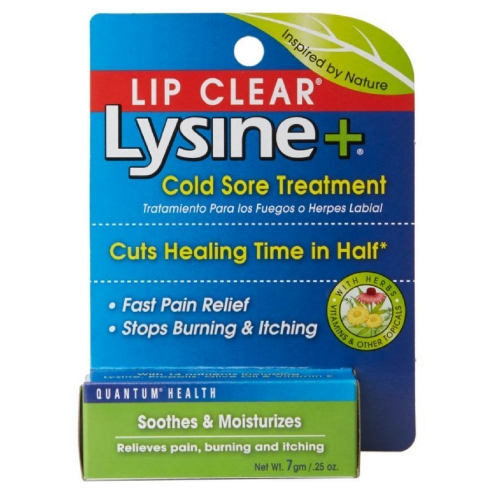 Lip klart lysin + kald sore behandling 0,25 oz