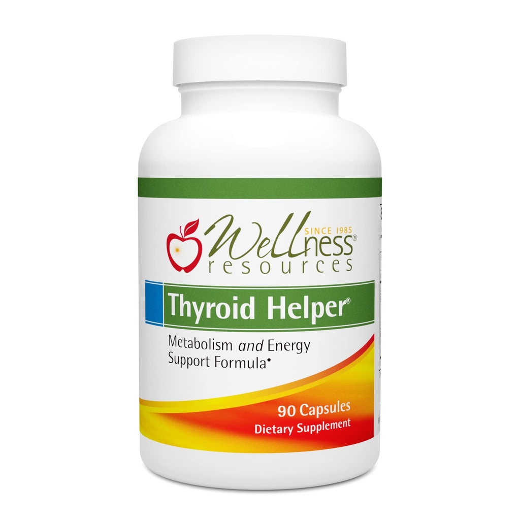Thyroid Helper - naturlige kosttilskudd for metabolisme og energi (90 kapsler)
