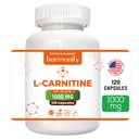 L Carnitine Supplement 1000 mg per servering, 120 vegetariske kapsler & ren form, 60 serveringer