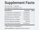 Generisk Pre & Probiotika Supplement | Gut helse supplement laget med 06 sunne bakterier | Hjelper Digestion | Støtter Urin Tract | Hjelper Regulere Bowell bevegelser | (60 kapsler)