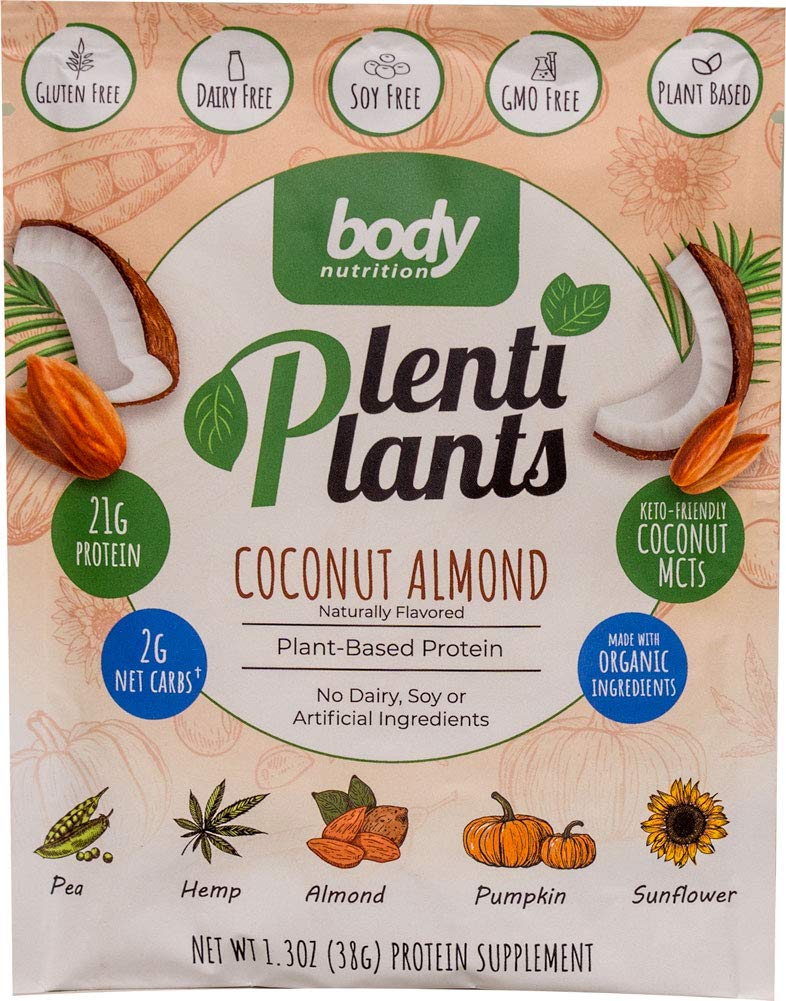 Body Nutrition PlentiPlants Plant Basert Protein (Coconut Almond, 38g)