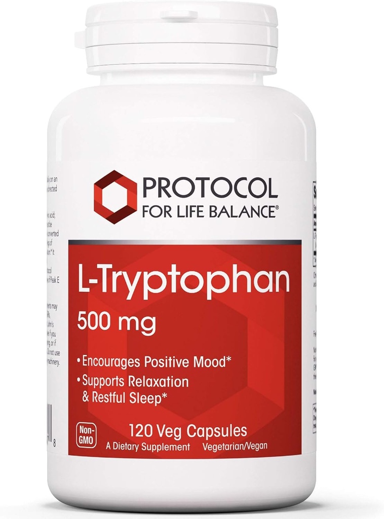 Protokol For Life Balance - L-Tryptophan 500 mg - 120 Veg Kapsler