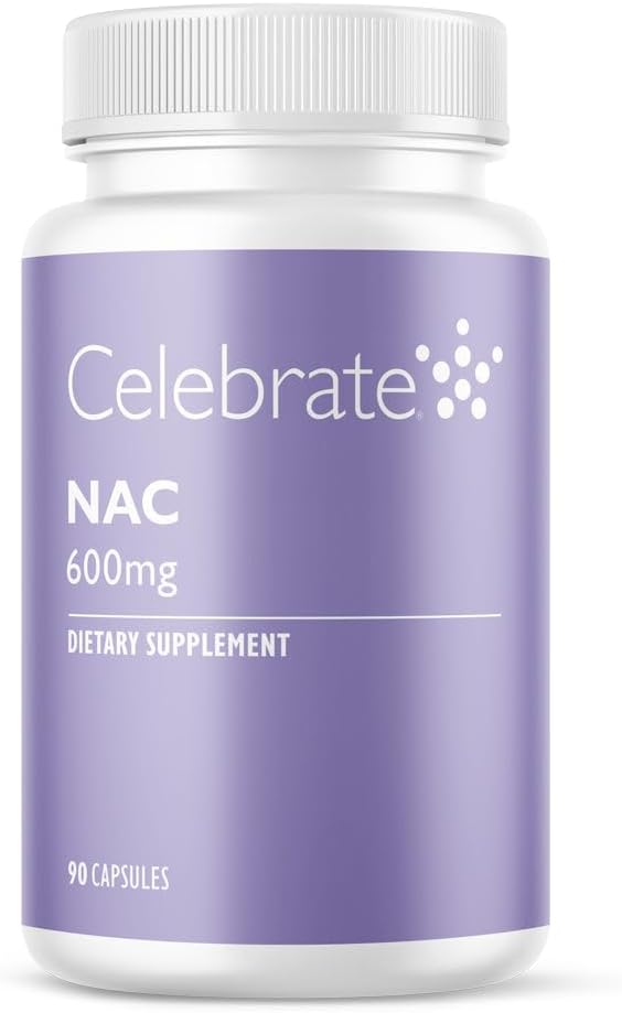 Feire vitaminer NAC (N-Acetyl Cysteine) Supplement, 600 mg per kapsel, Glutenfri, Ikke-GMO, 90 kapsler