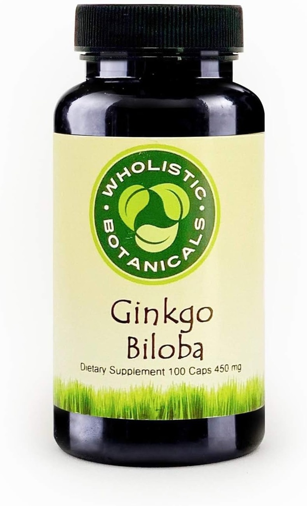 Ginkgo Biloba Capsule — minnetilskudd for hjernen — Energitilskudd — 100 ct