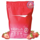 XEELA Plante Basert Vegan Protein pulver - Uavhengig testet - 25g høy protein, Pea Protein for menn og kvinner - Vitaminer og mineraler, ikke GMO, Dairy & Glutenfri, LowCarb & LowFat (Strawberry Cake)