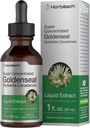 Horbäach Goldenseal Root Tinktur | 1 Fl Oz | Væskeekstrakt Supplement |llur Canadensis Herb Drops | Alkoholfri | Vegetarisk, ikke-GMO, og Glutenfri