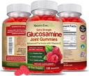 Ekstra styrke glukosamin felles støtte Gummy Supplement | Naturlig felles helse støtte og fleksibilitet for rygg, kne og hender | Vitamin E for immun støtte for kvinner og menn | 120 gummier