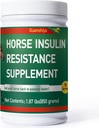 Insulinresistens Supplement for hester - hest laminit behandling-Naturlig laminit herbal pulver for sore føtter og kronisk laminit, 1,87lb (90-dagers forsyning)