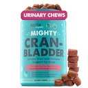 Mighty Paw Waggables Cran-Bladder (Made i USA) | Vet Formulerte Cranberry Supplement for hunder – Cranberry Chews for hunder, Urin Tract & Bladder Support, Bacon Flavored, 120 Myke Chews