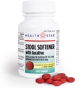 GeriCare Senna Plus Laxative & Stool Softener Tabletter 50mg / 8,6mg Styrke Naturlig Grønnsaker Stimulant Laxativ | Gentle Acid Relief | Dokusat Natrium for Bovel Bevegelse