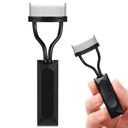 Eyelash Comb Separator, Arc Designed Lash Definier Comb Makeup Mascara Comb Applikator med deksel, Eye Cosmetic Brush Tool (svart)
